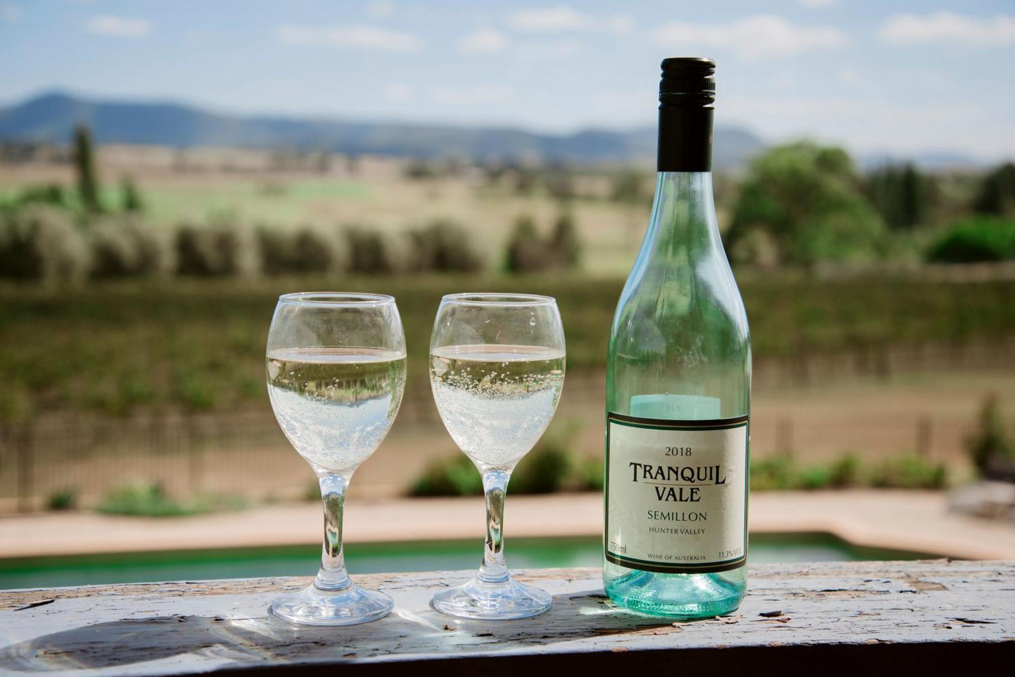 Hotel Tranquil Vale Vineyard Luskintyre Exterior foto